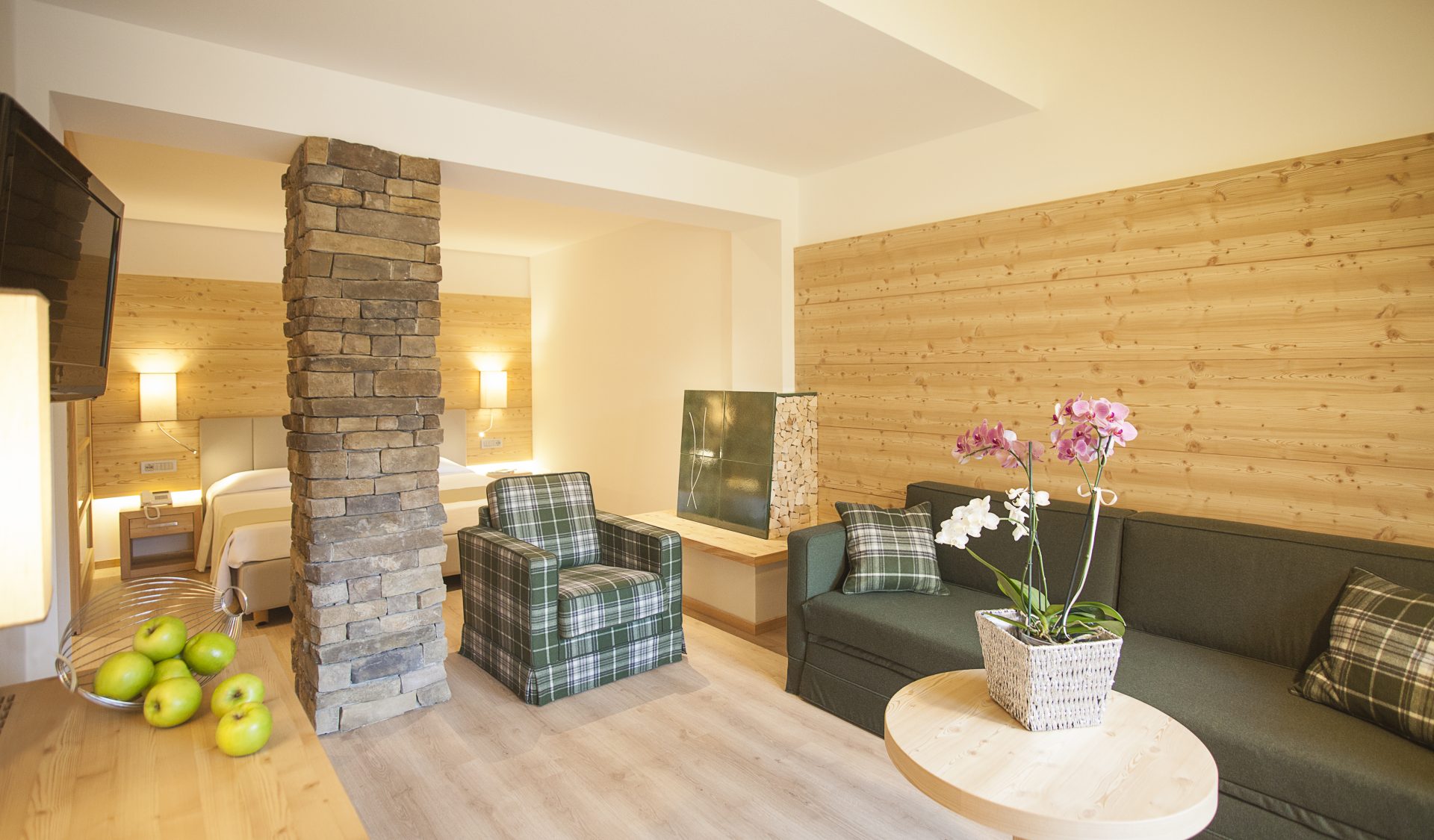 Soggiorno suite Hotel Pinzolo